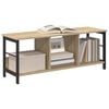 vidaXL B&uuml;cherregal Sonoma-Eiche 102 x 32 x 40,5 cm Holzwerkstoff