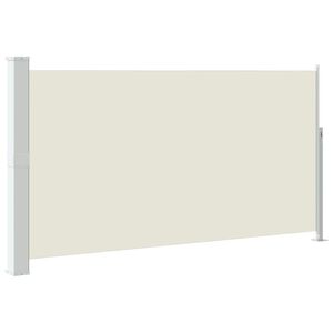 vidaXL Ausziehbare Seitenmarkise 170&times;300 cm Creme