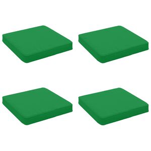 vidaXL 4-teilige Sitzkissen VUGHT 4 pcs 100 % Polyester Gr&uuml;n