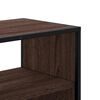 vidaXL TV-Schrank Braun Eiche 60x31x39,5 cm Holzwerkstoff und Metall