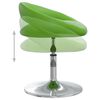 vidaXL Esszimmerst&uuml;hle 4 Stk. Drehbar Gr&uuml;n Kunstleder