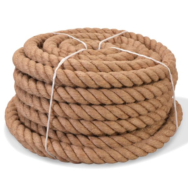 vidaXL Seil 100% Jute 30 mm 30 m