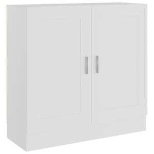 vidaXL B&uuml;cherschrank Wei&szlig; 82,5x30,5x80 cm Holzwerkstoff