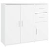 vidaXL Sideboard Wei&szlig; 91x29,5x75 cm Holzwerkstoff