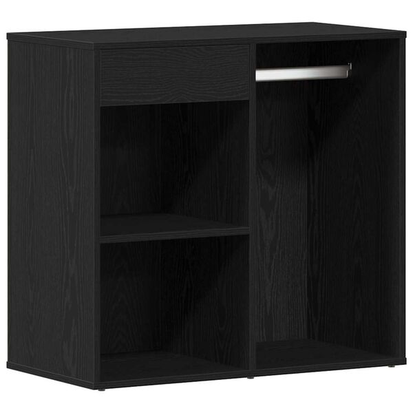 vidaXL Kosmetikschrank mit Regal Schwarz Eichen-Optik 80 x 40 x 75 cm