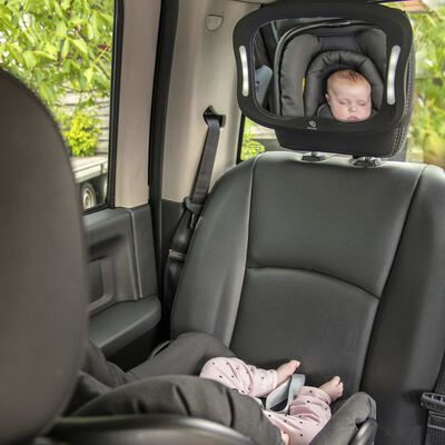 lexicon Spreekwoord som A3 Baby & Kids Baby-Autospiegel mit LED 28,5×21,4×8 cm Schwarz | vidaXL.de