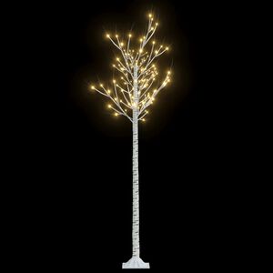 vidaXL Weihnachtsbaum 200 LEDs 1,8 m Warmwei&szlig; Indoor Outdoor