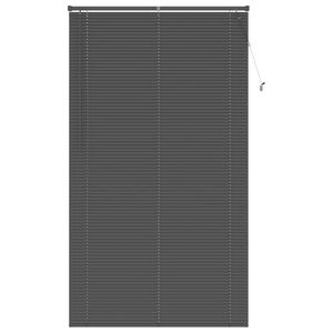 vidaXL Venetianer Jalousie Verstellbar Silber Grau 213 x 120 cm PVC
