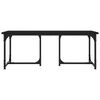 vidaXL Couchtisch Schwarz 90x50x35 cm Holzwerkstoff