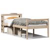 vidaXL Seniorenbett mit Kopfteil 90x200 cm Massivholz Kiefer