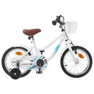 vidaXL Kinderfahrrad 12 Zoll f&uuml;r 2-4 Jahre alt Wei&szlig;