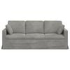 vidaXL Sofa Hellgrau Gesamtabmessungen: 198 x 78 x 80 cm (B x T x H)