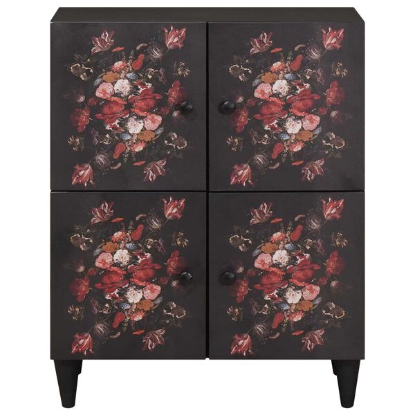 vidaXL Stauraumschränke Mehrfarbig 60 x 33,5 x 75 cm Massivholz Mango