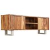 vidaXL TV-Schrank Massivholz Akazie Honigbraun 118x30x40 cm