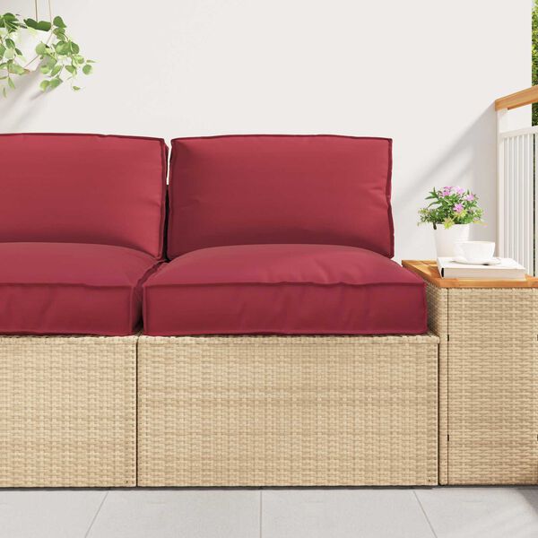 vidaXL Pallet Kissen Set 2 pcs Schwarz 80 x 80 x 12 cm Oxford-Stoff