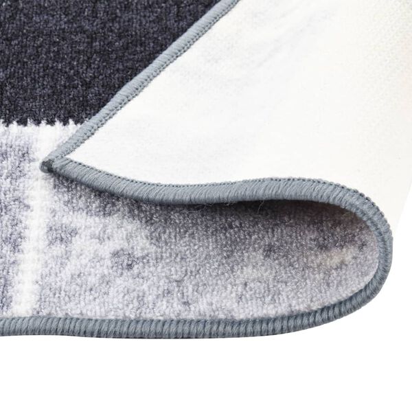 vidaXL Teppichl&auml;ufer Grau 80x150 cm