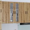 vidaXL K&uuml;chenwandschrank Artisan-Eiche 60 x 31 x 100 cm Holzwerkstoff