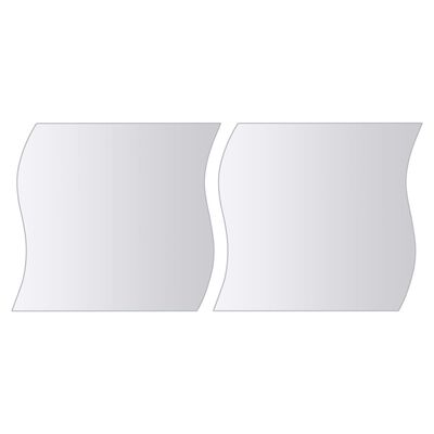 vidaXL 16-tlg. Spiegelfliesen-Set Verschiedene Formen Glas