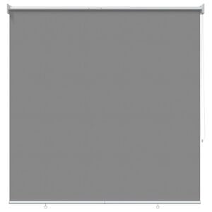vidaXL Au&szlig;en-Rollos mit UV-Schutz Hellgrau 140 x 230 cm