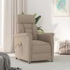 vidaXL Massagesessel mit Kissen Taupe 70.5 x 96.5 x 95 cm Stoff