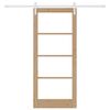 vidaXL Schiebet&uuml;r ORKDAL Natur 86 x 198,5 cm