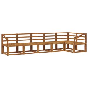 vidaXL Outdoor-Sofagarnitur 6 pcs Natur Massivholz Akazie