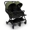 Baninni Zwillings-Kinderwagen Adige Moosgr&uuml;n