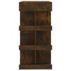 vidaXL Bartisch mit Regal Räuchereiche 100x50x101,5 cm Holzwerkstoff