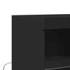 vidaXL Sideboard Schwarz 81x37x100 cm Holzwerkstoff