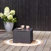 Keter Gartentisch/ Gartenbox mit Stauraum Claire Graphitgrau