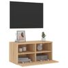 vidaXL TV-Wandschrank Sonoma-Eiche 60x30x30 cm Holzwerkstoff