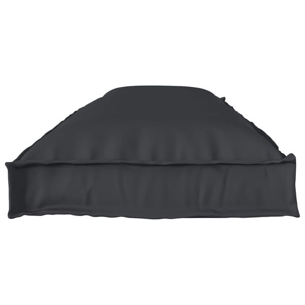 vidaXL Palettenkissenset 2 pcs Schwarz 150 x 40 x 8 cm Oxford-Stoff