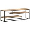 vidaXL TV-Schrank 130x30x45 cm Raues Mangoholz
