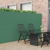 vidaXL Gartenzaun Doppelseitig Gr&uuml;n 1,8x3 m PVC