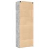 vidaXL Hochschrank Betongrau 80x42,5x225 cm Holzwerkstoff