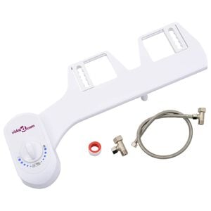 vidaXL Bidet-Aufsatz f&uuml;r Toilettensitz Einzeld&uuml;se