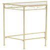 vidaXL Beistelltisch Vintage-Stil Metall 87x34x73 cm Gold