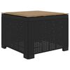 vidaXL 1-Sitzer Garten-Sofa mit Kissen Rattan-Look PP Anthrazit