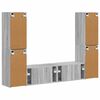 vidaXL TV-Schrankset 6 pcs Graues Sonoma Holzwerkstoff