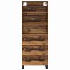 vidaXL Highboard Altholz 69,5 x 34 x 180 cm Holzwerkstoff