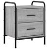 vidaXL Nachttisch Sonoma-Grau 40 x 30 x 50 cm Holzwerkstoff
