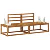 vidaXL Outdoor End Sofa 2 St&uuml;ck Natur 182,5 x 63 x 73 cm