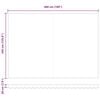 vidaXL Einziehbare Markise Wei&szlig; 500 x 350 cm Polyester und Metall