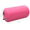 vidaXL Aufblasbare Gymnastik-Rolle mit Pumpe 120x90 cm PVC Rosa