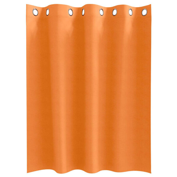 vidaXL Verdunkelungs-Vorh&auml;nge mit Ringen 2 pcs Helles Orange