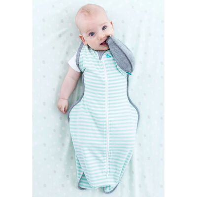 Love to Dream Baby-Pucksack Swaddle Up Transition Bag Stufe 2 L Mint
