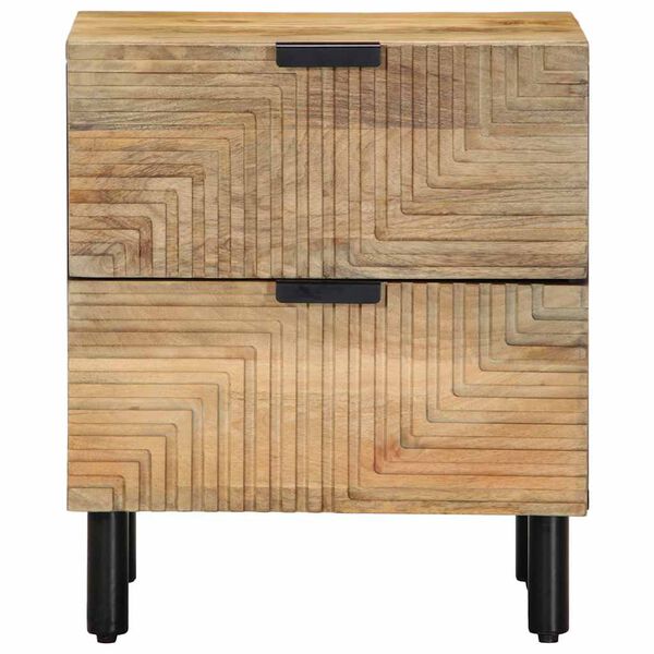 vidaXL Nachttisch Braun 40x33x46 cm Massivholz Mango