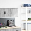 vidaXL Garagen-Wandschrank Grau Sonoma Holzwerkstoff