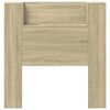 vidaXL Kopfteil Sonoma-Eiche 100 x 16,5 x 103,5 cm Holzwerkstoff