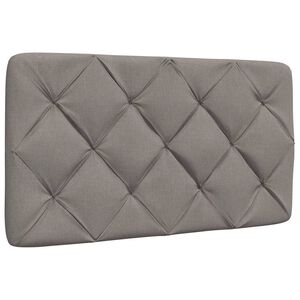 vidaXL Kopfteil-Kissen Taupe 80 cm Stoff
